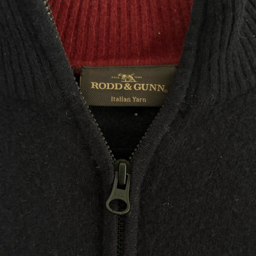 Navy Wool Sweater - Picture 2 of 4